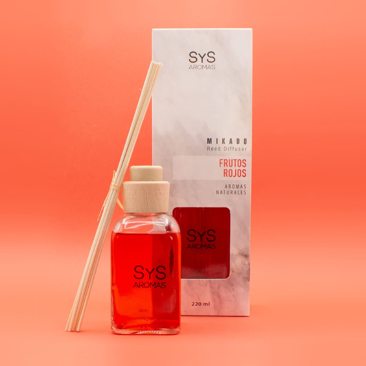 Ambientador Mikado Frutos Rojos 220 ml | Aroma Dulce y Afrutado | Fragancia Intensa | Ambiente Acogedor_2