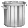 Vidaxl Caçarola de aço inoxidável 26 L 32x32 Cm