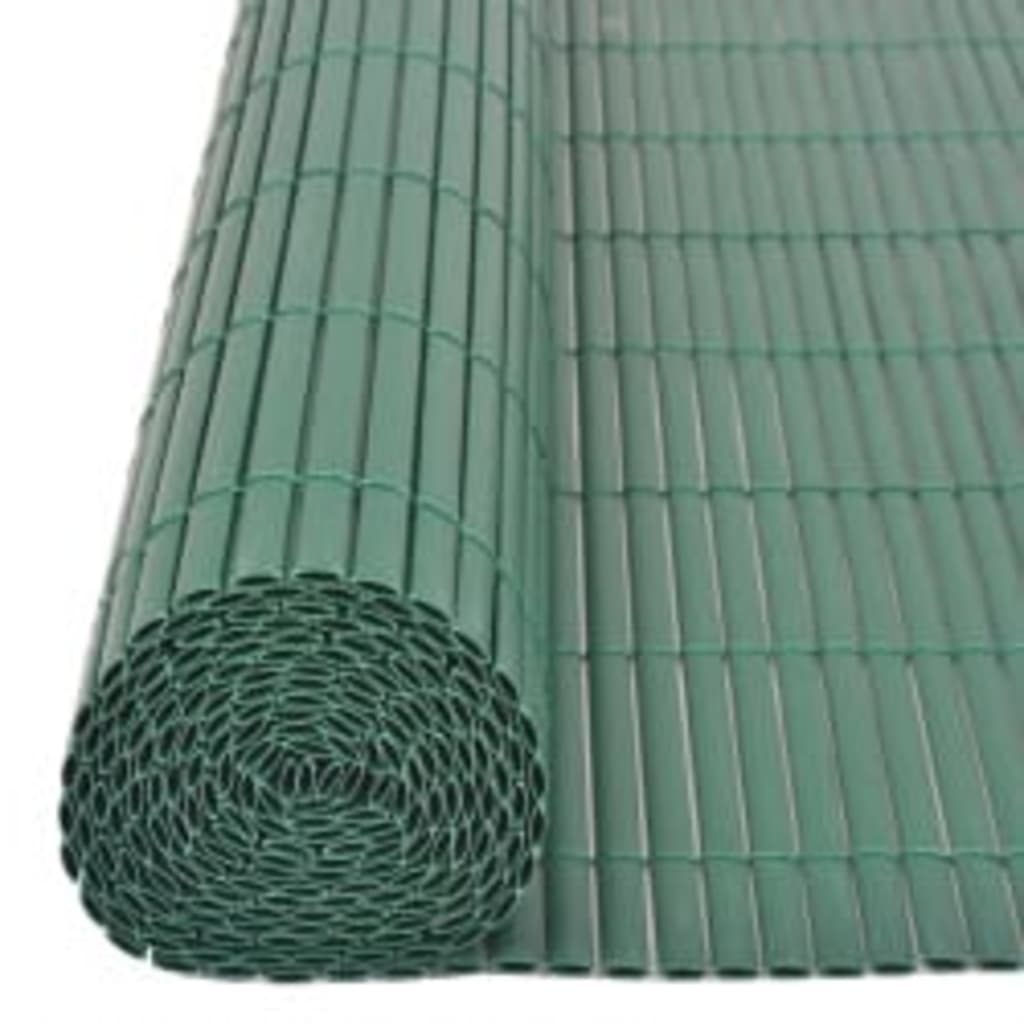 Valla De Jardín De Doble Cara Verde 110x400 Cm / Vetonek_0