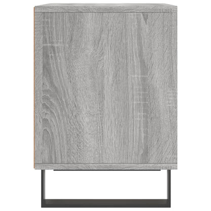 Mesita De Noche Madera De Ingeniería Gris Sonoma 40x35x50 Cm_3