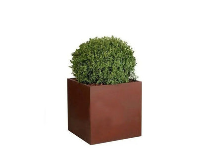 Jardinera Cubo Acero Corten / Unidad / 50x50x50 Cm_2