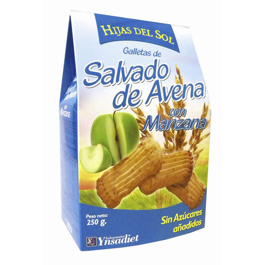 Biscoitos de Farelo de Aveia Ynsadiet com Maçã 250 g