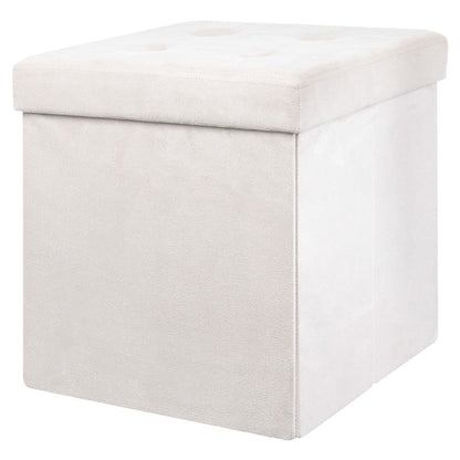 Caja-puf Plegable Beige_0