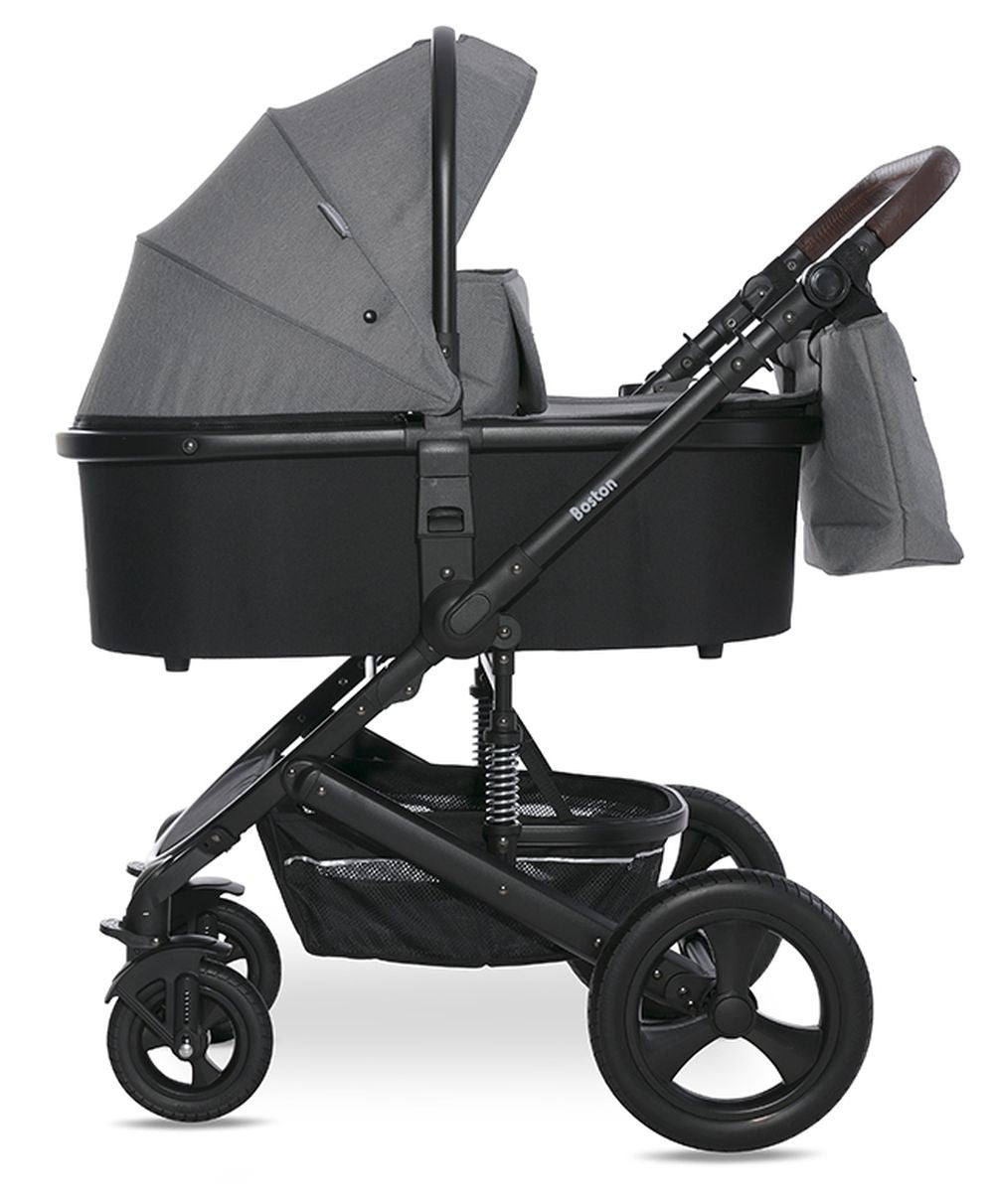 Carro De Bebé Dos Piezas Boston Hasta 22 Kg Dolphin Grey_1