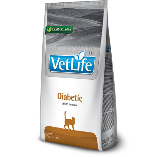 Vet Life Feline Formula Alimento Veterinário para Diabéticos Famina 2 kg