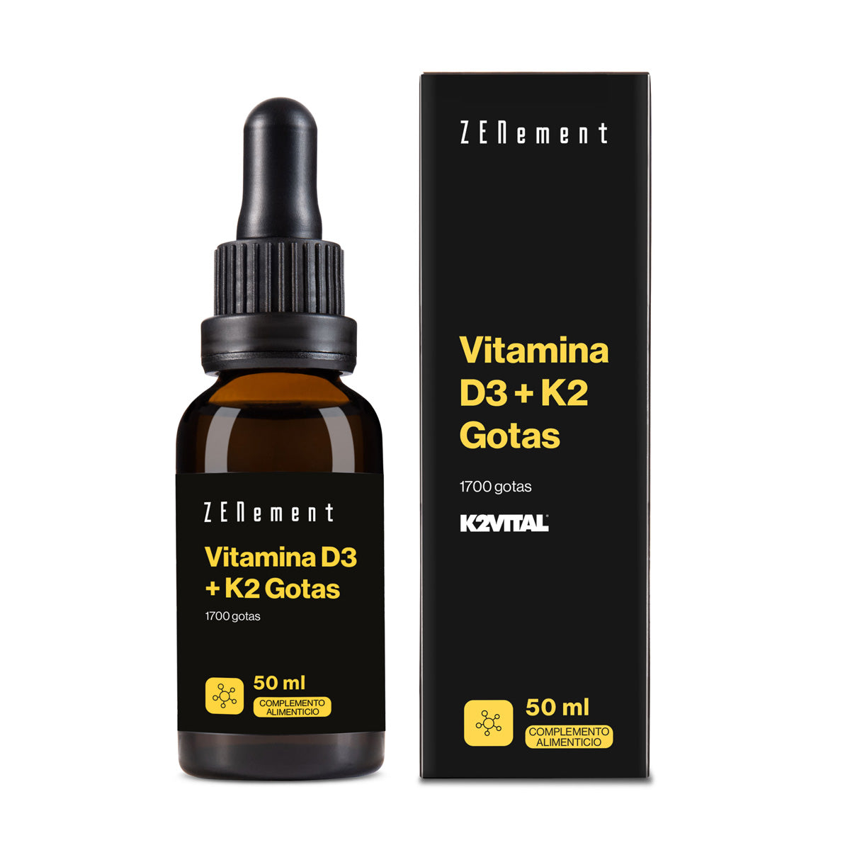 Vitamina D3 + K2 Gotas K2Vital Zenement 50 ml