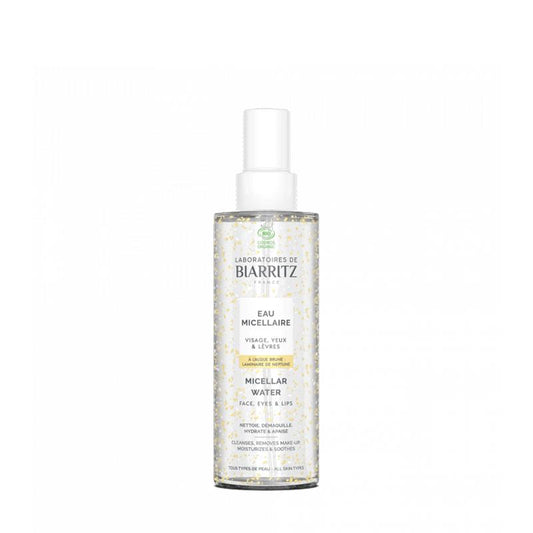 Água micelar para rosto, olhos e lábios 200 ml Biarritz