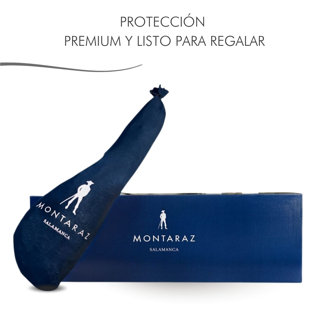 Montaraz® Jamon De Cebo De Campo Ibérico | 50% Raza Ibérica | Curación 24 Meses | Pieza De 8,5-9,5 Kg | 100% Natural_3
