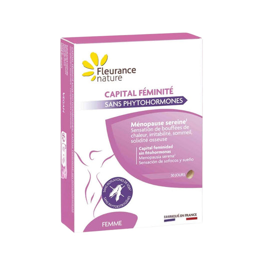 Capital Feminidad Sin Fito Hormona Fleurance Nature 60 Comprimidos_0