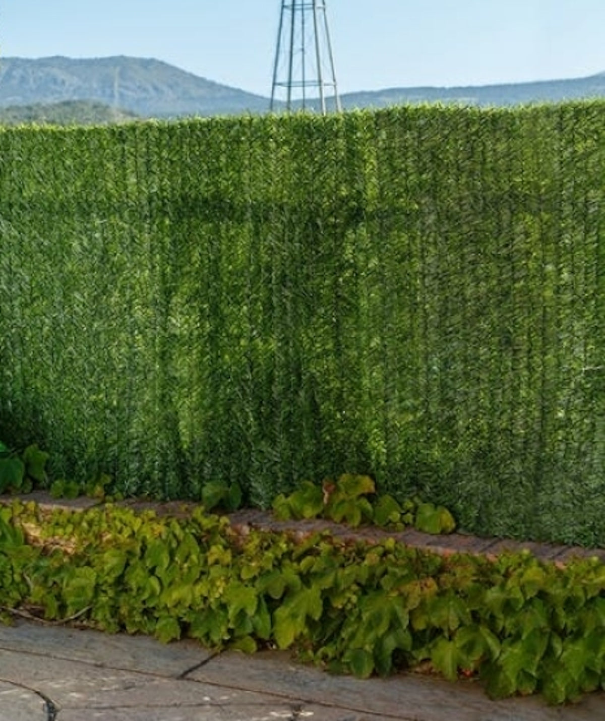 Seto Artificial| Composición 100% Polipropileno| 90% Ocultacion| 30 Varillas Metálicas| Cuatritono 1,5x3m_3