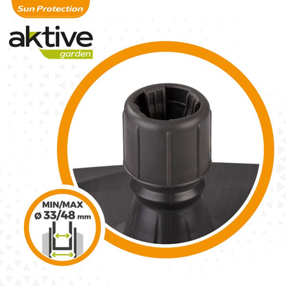 Base Para Sombrilla Cuadrada Antracita Ø33-48 Mm Aktive_4