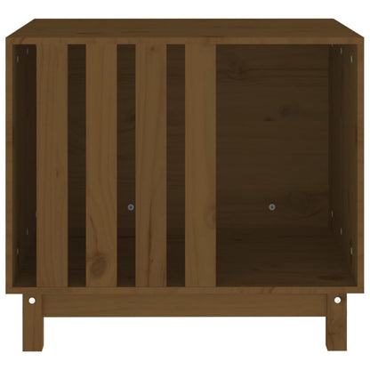 Cama Para Perros Madera Maciza Pino Marrón Miel 70x50x62 Cm / Vetonek_5