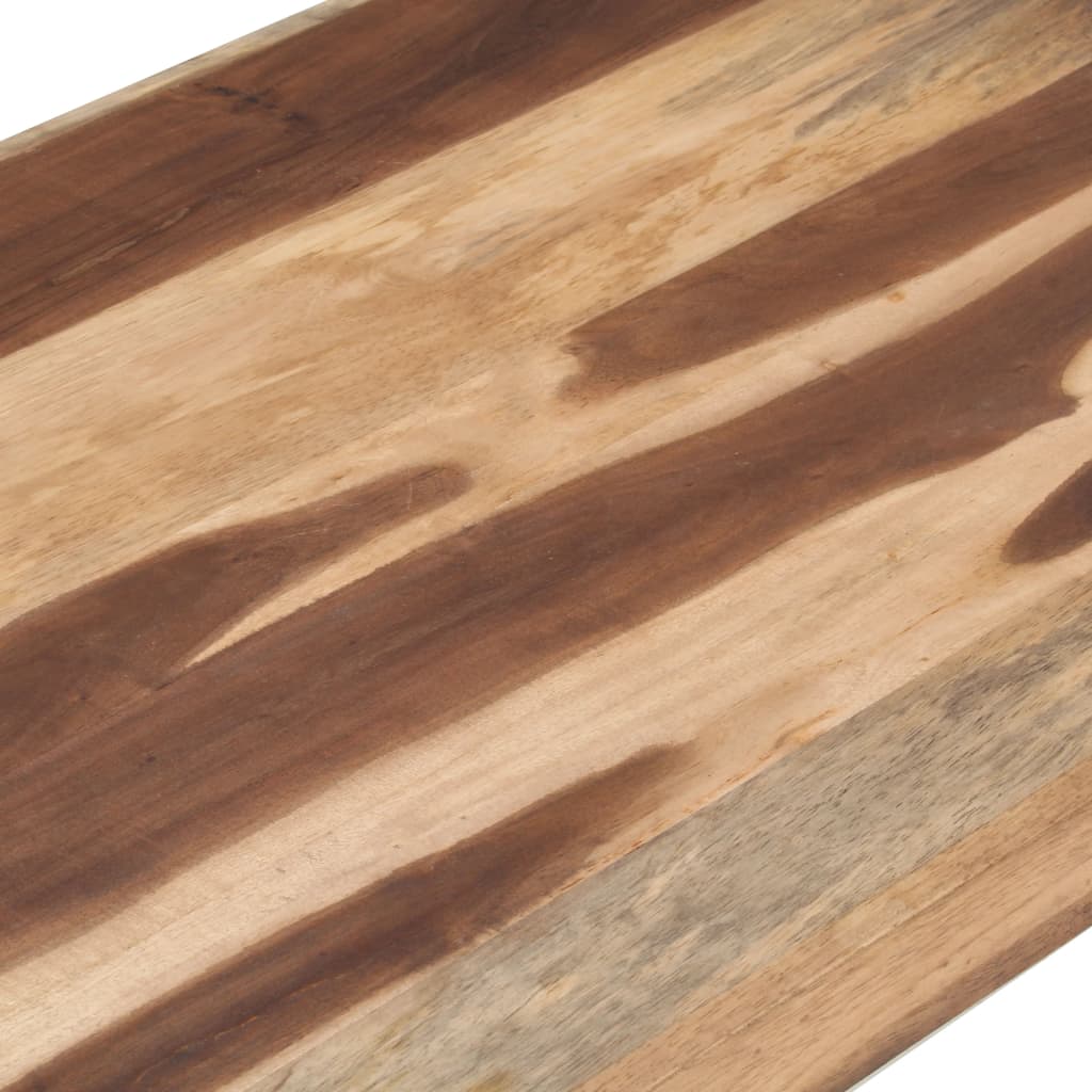 Mesa De Centro De Madera Maciza 120x60x40 Cm_3