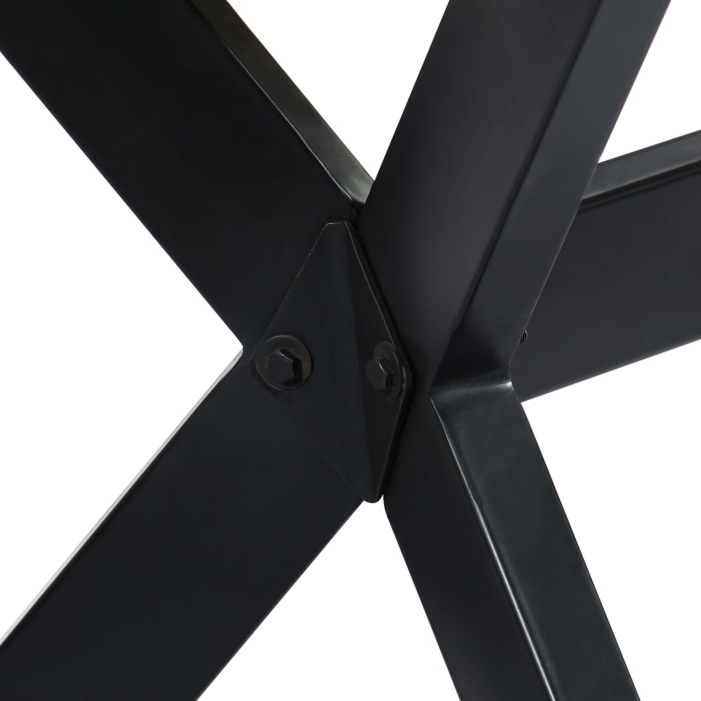 Mesa De Comedor De Madera Maciza Reciclada 140x70x75 Cm_2
