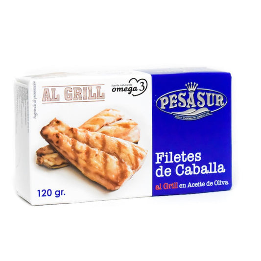 Filetes de cavala grelhados Pesasur lata 120 g