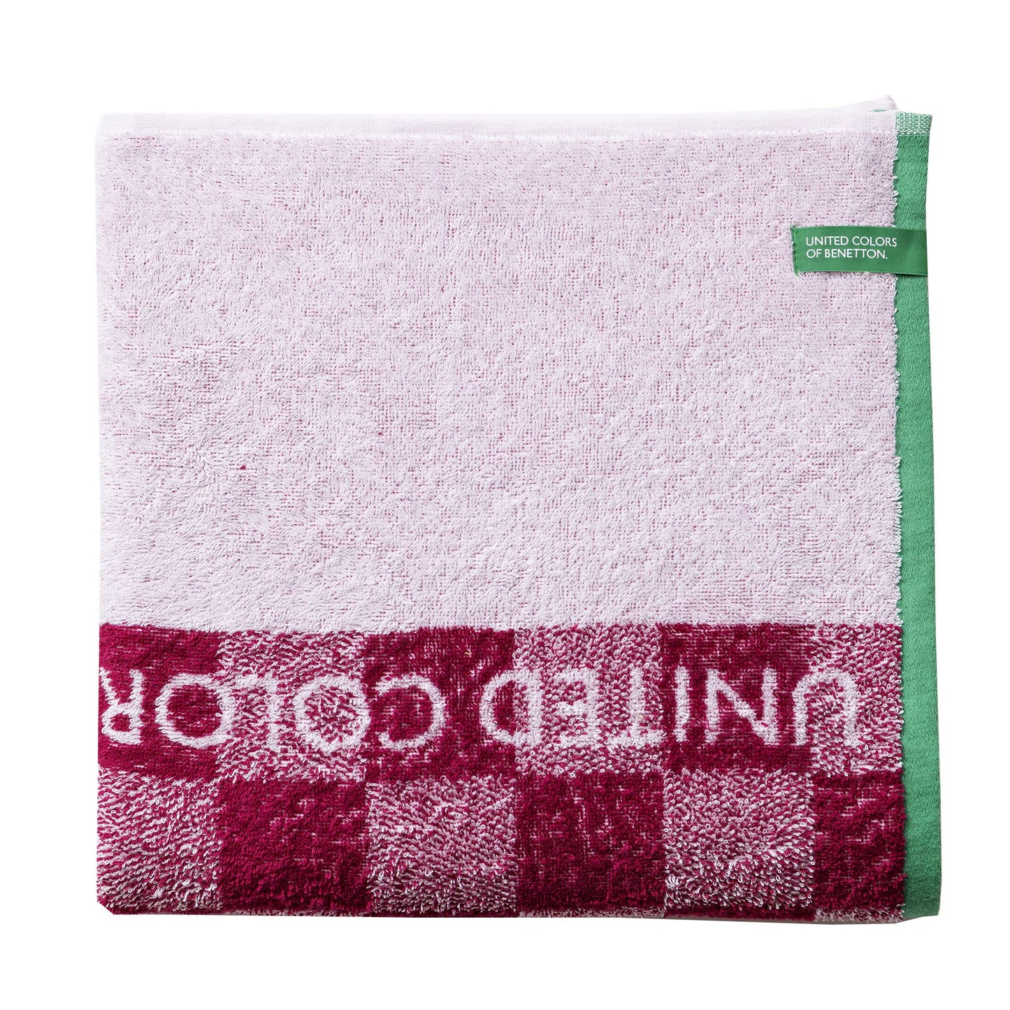 Toalla De Playa Infantil 70x140cm 450gsm 100% Cotton Pink Squares Kids_1