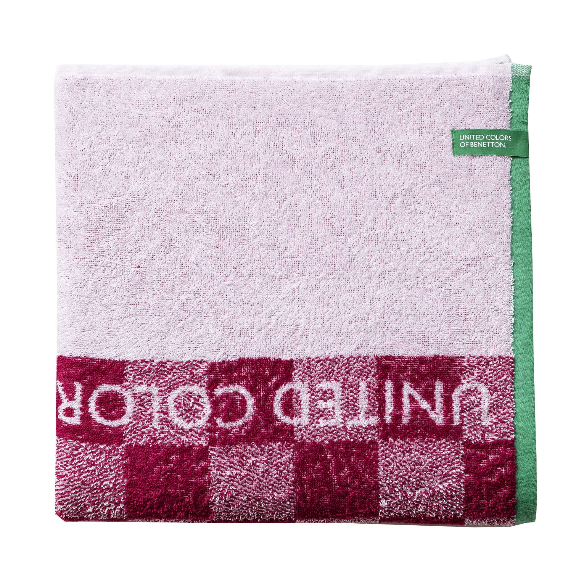 Toalla De Playa Infantil 70x140cm 450gsm 100% Cotton Pink Squares Kids_1