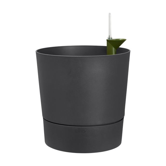 Greensense Aquacare Round Elho vaso auto-irrigável 35 cm cinzento carvão