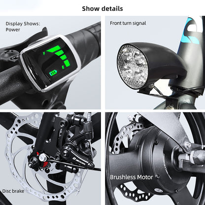 Patinete Eléctrico Oem H100 350w-36v-10ah (270wh) - Rueda 20_2