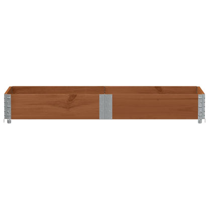 Jardinera De Madera Maciza De Pino Marrón 150x50 Cm_2
