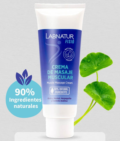 Crema de Masaje Muscular Labnatur Fisio 125 ml | Preparación y Recuperación | Árnica y Mentol | Refrescante | Vegano_3
