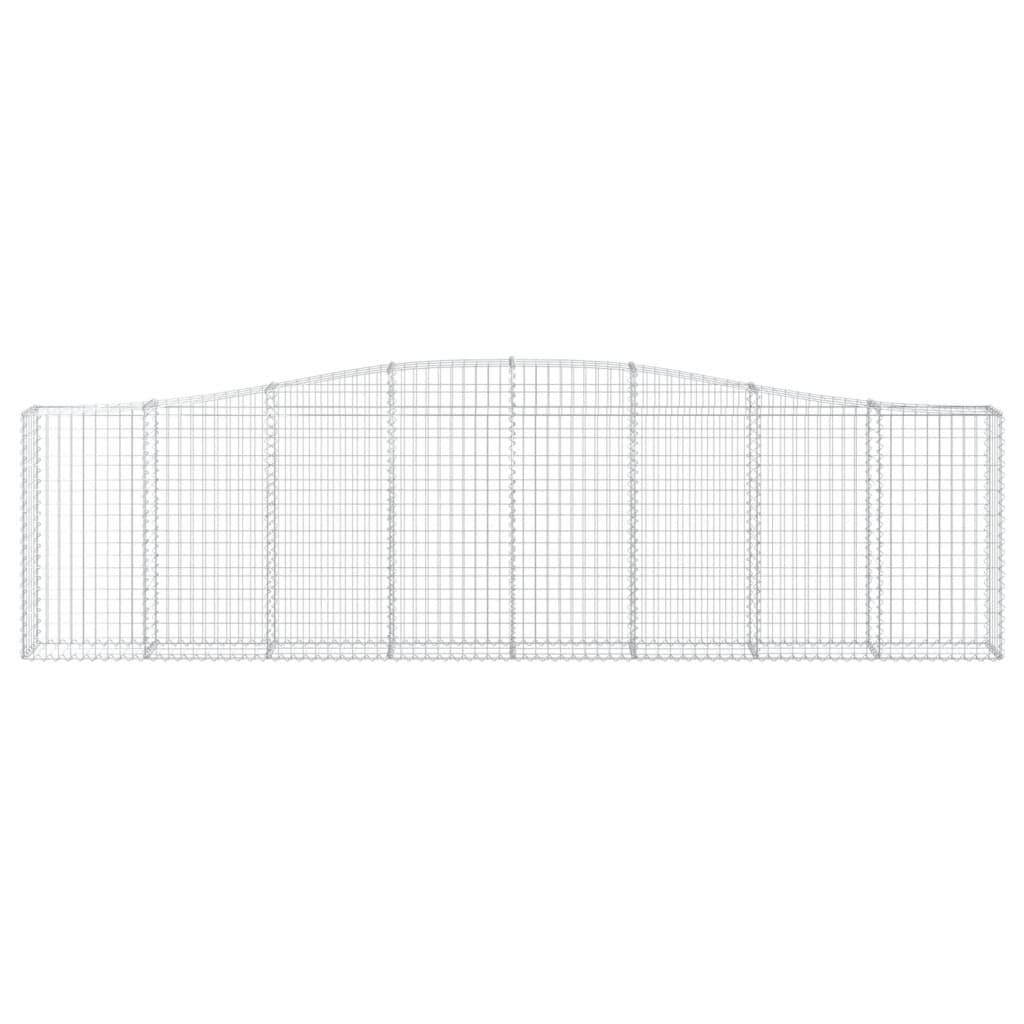 Cestas De Gaviones 25 Uds Forma De Arco Hierro 400x30x100/120cm_3
