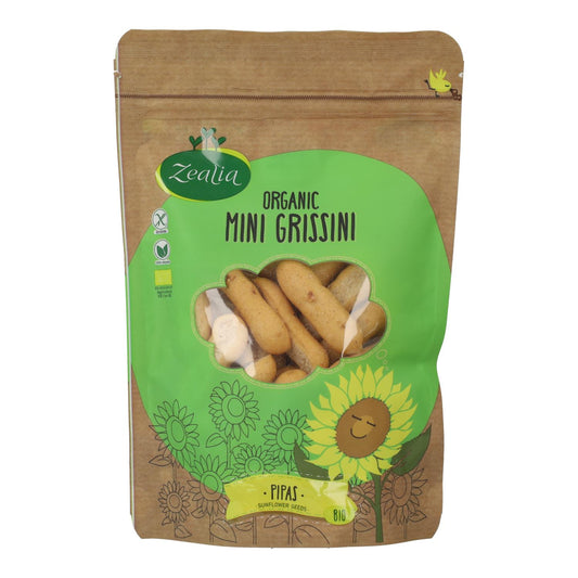 Mini Colines Grissini com Picolés Orgânicos Zealia Sem Glúten 75 gr