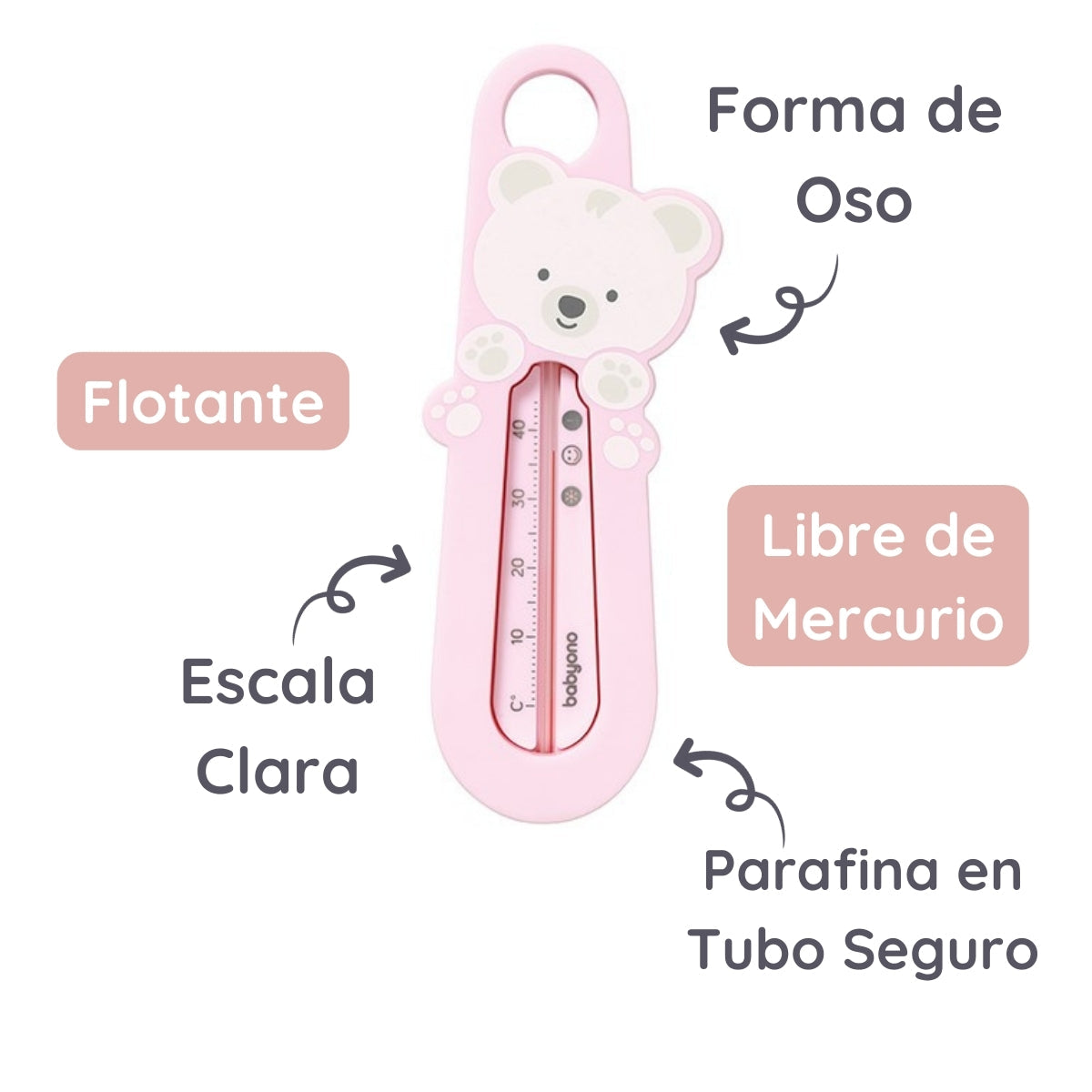 Termometro Del Agua Para Bebés Animalitos Oso_1