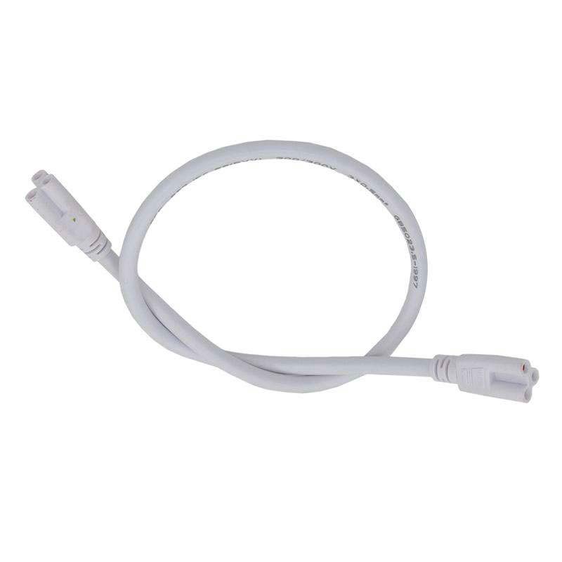Cable Con Conector (x2) Para Tubos T5 / T8, 100cm_0