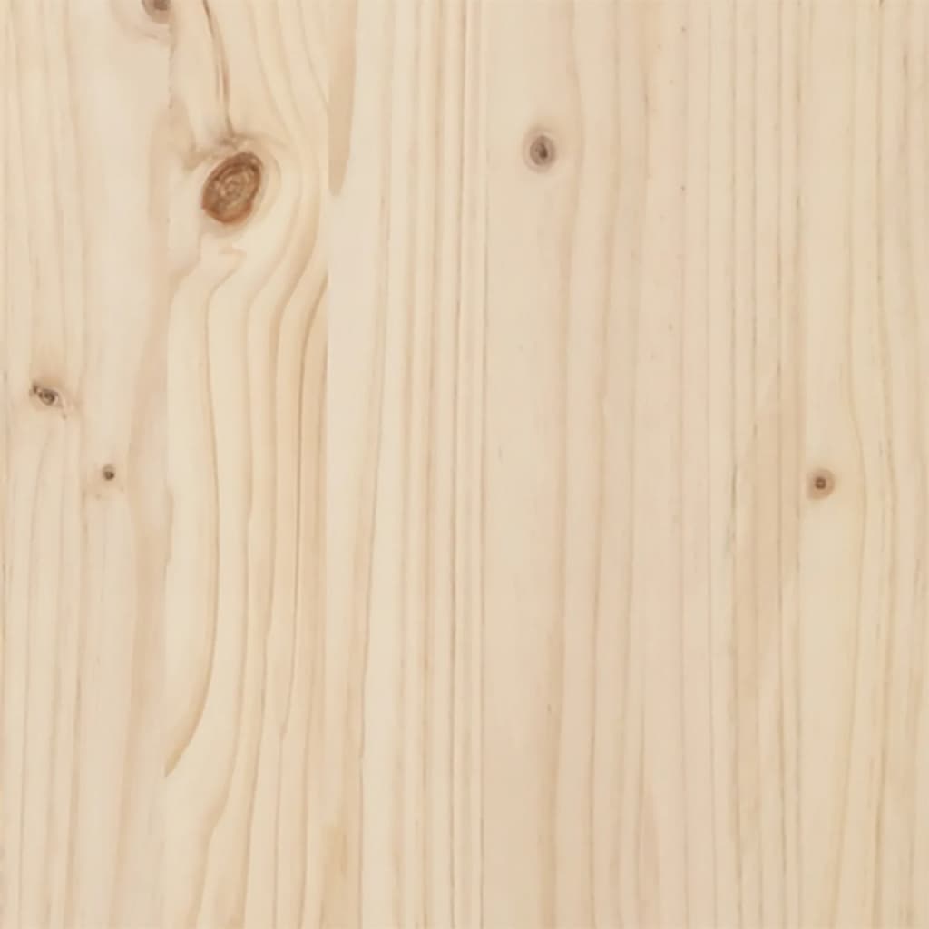 Tumbona De Madera Maciza De Pino 205x70x31,5 Cm / Vetonek_0