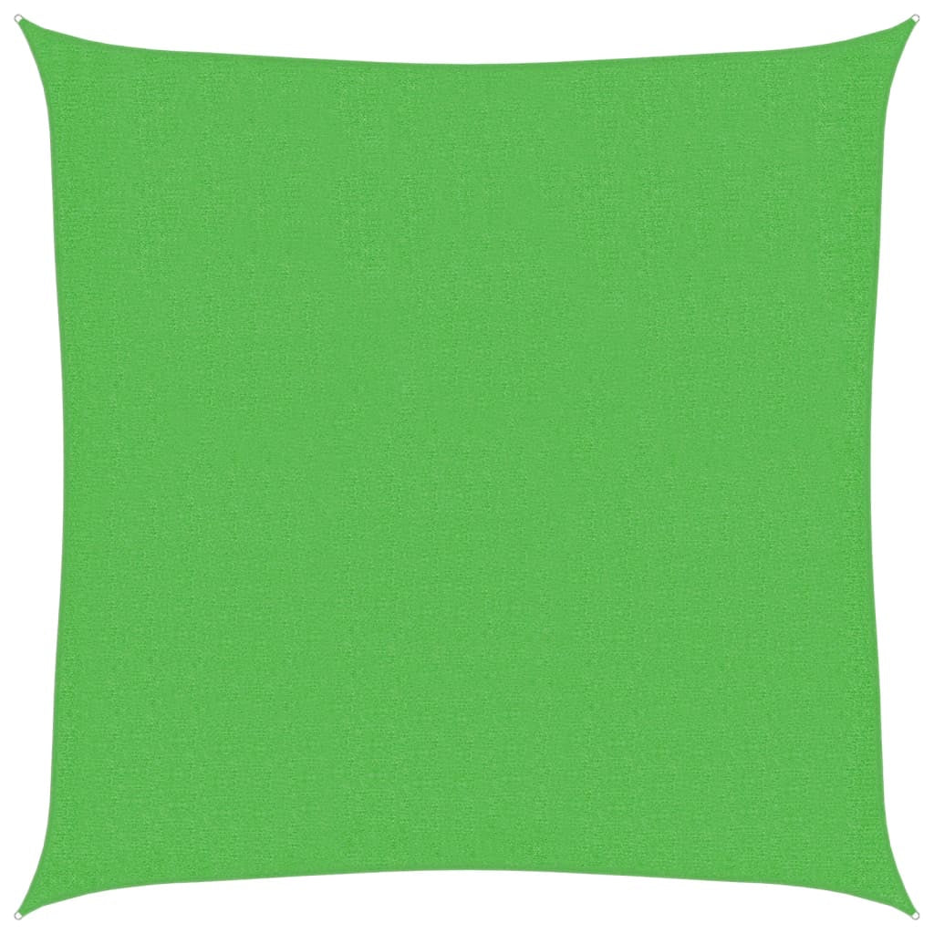 Vidaxl Toldo De Vela Hdpe Verde Claro 160 G/m² 2x2 M_0