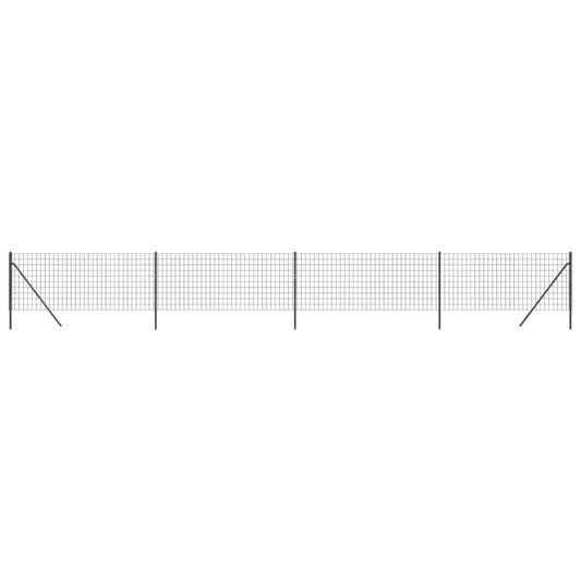 Cerca De Alambre De Acero Galvanizado Gris Antracita 1,1x10 M / Vetonek_0