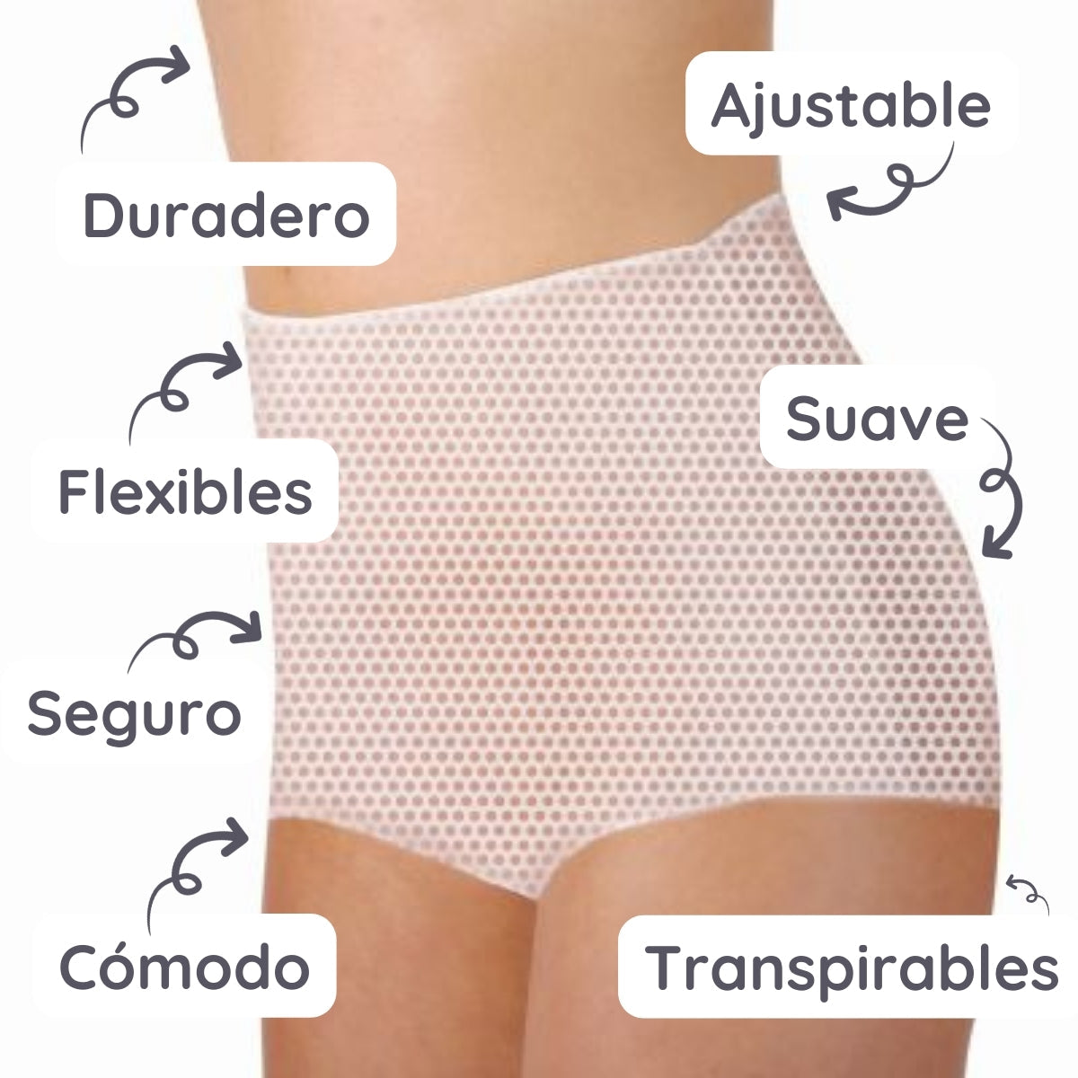 Braguitas Cullote Postparto Uso Multiple Xl 2u._2