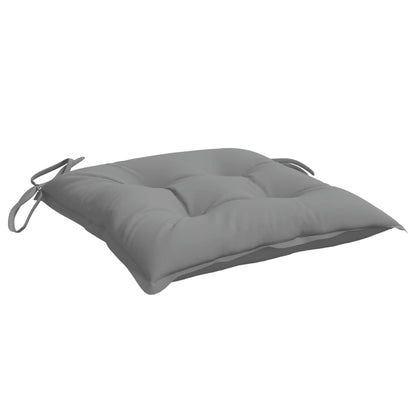 Vidaxl Cojines De Silla De Jardín 2 Uds Tela Oxford Gris 50x50x7 Cm_3