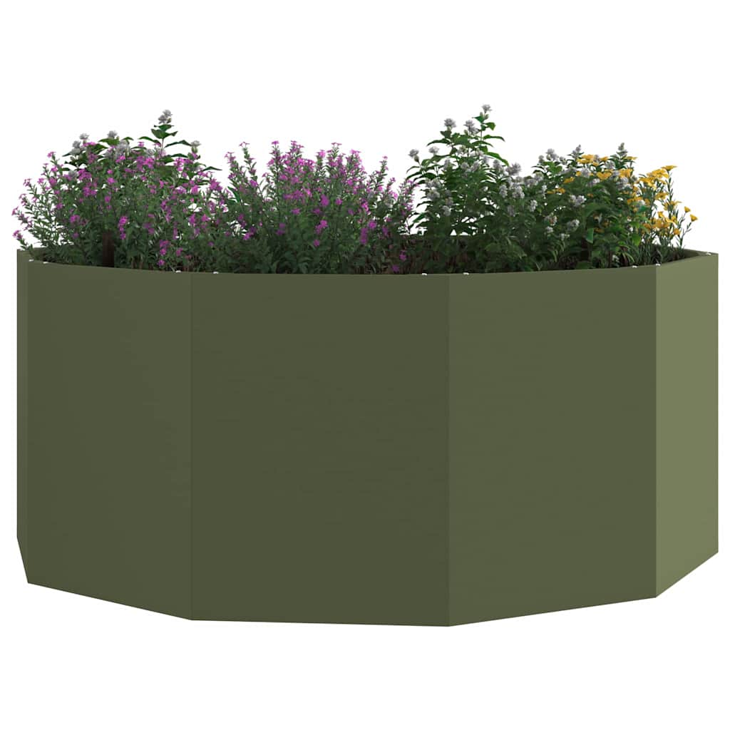 Jardinera Verde Oliva 120 X 120 X 50 Cm Acero_2