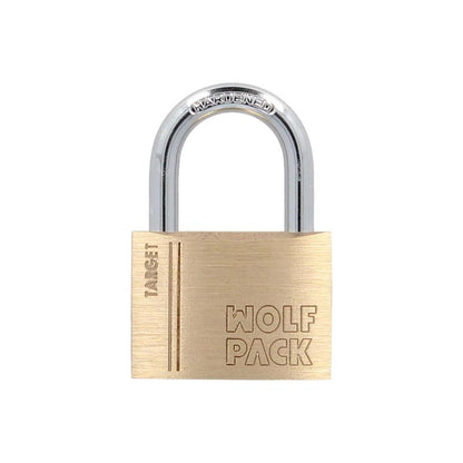 Candado Laton Arco Normal 60 Mm. Serie Target. Arco Endurecido. Candado Maletas, Candado Taquillas, Candado Puertas