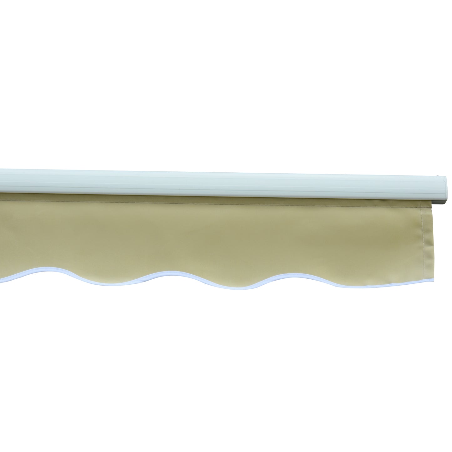 Outsunny Toldo Manual Plegable De Aluminio Manivela Ángulo Ajustable 2,95x2,5m_3