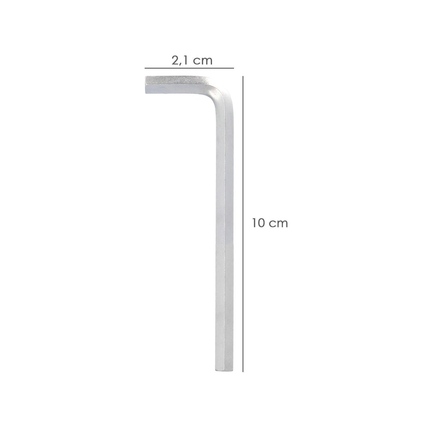 Llave Allen Larga Acero Cromo Vanadio Profesional 4,0 Mm. Llave Hexagonal, Llave Allen Taller Mecanica, Llave Allen Bricolaje_1