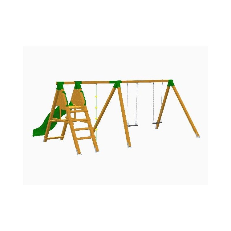 Parque Infantil Masgames Pegasus Asiento Plano + Asiento De Bebe Superficie De Arena, Tierra O Cesped._4