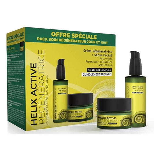 Creme Helix Active 50ml + Sérum 30ml. Harmonia Cosmética Natural