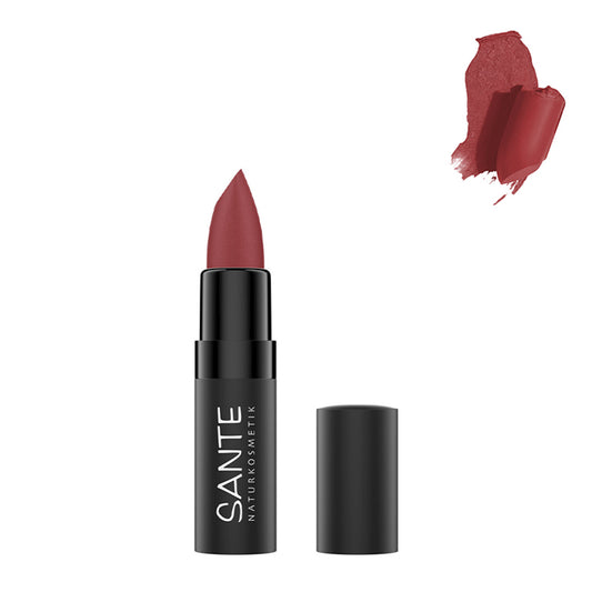 Batom Matte 05 Velvet Red, Sante, 4,5g