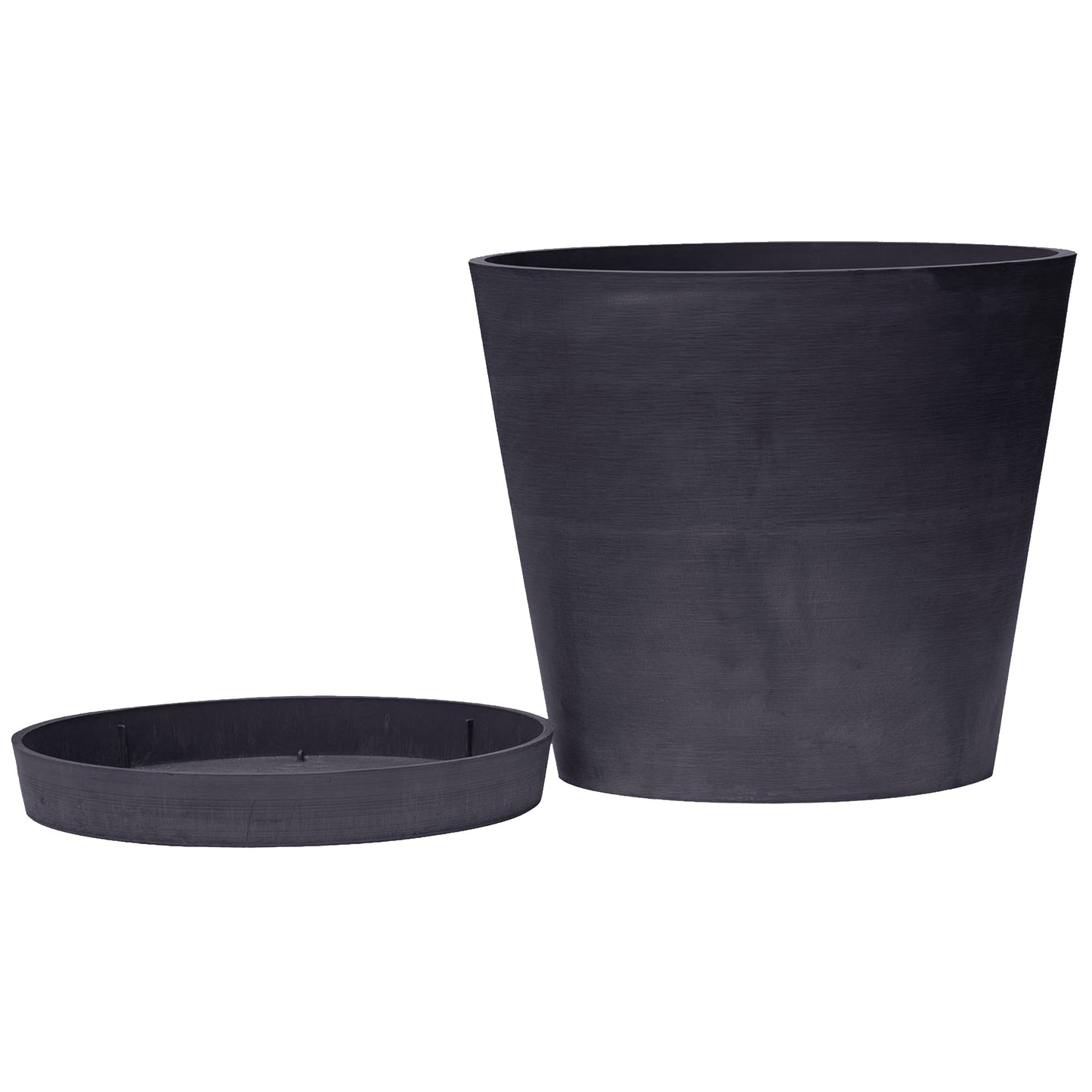 Platillo Para Maceta Ø Cm 50 Gris Oscuro_4