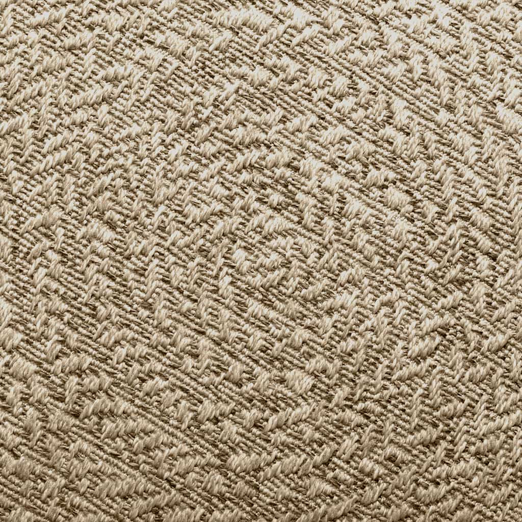 Vidaxl Alfombra Zizur Apariencia Yute Interior Exterior Beige Ø 160 Cm_3