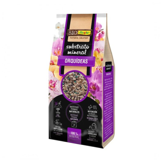 Substrato mineral para orquídeas Bio Flower 2,5 L