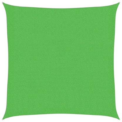Vidaxl Toldo De Vela Hdpe Verde Claro 160 G/m² 2,5x2,5 M_0