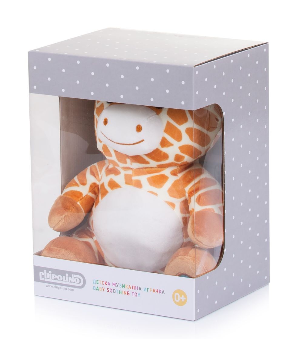 Peluche Musical Y Lámpara De Noche Para Bebés Recién Nacidos Giraffe_1