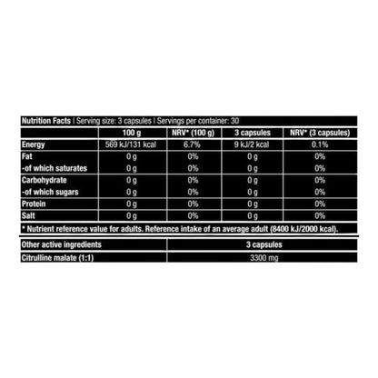 Biotech Citrulina Malato 90 Cápsulas_1