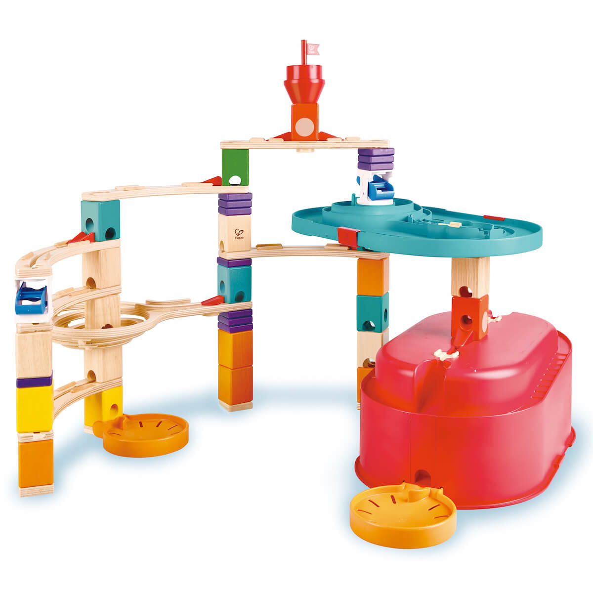 Circuito Canicas Quadrilla Stack Track Bucket Hape_5