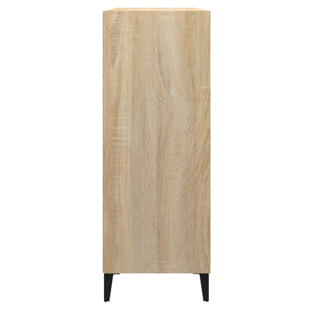 Aparador De Madera Contrachapada Roble Sonoma 69,5x32,5x90 Cm / Vetonek_1