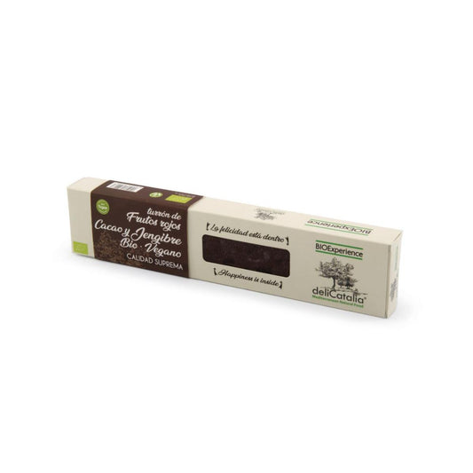 Nougat Orgânico de Frutos Vermelhos, Cacau e Gengibre deliCatalia Bioexperience 165 GR